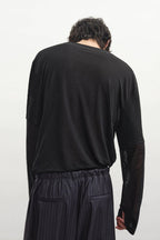 Layered Slub Long Sleeve
