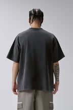 Distressed Washed Graphic T Shirt