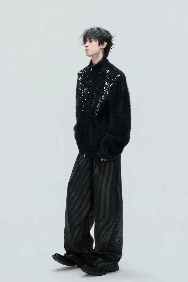 Pearl Fleece Knit Cardigan - EU Only