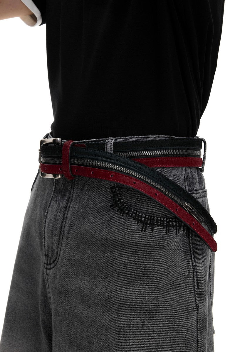 Vintage Double Zip Belt