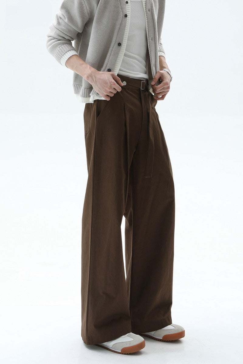 Pleated Relaxed Fit Dress Pants