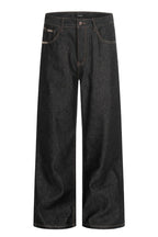 Raw Denim Straight Jeans