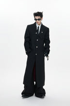Tailored Split Hem Overcoat