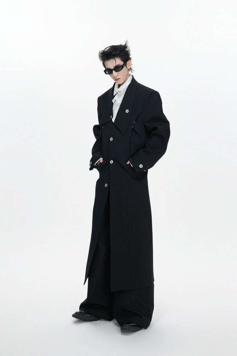 Tailored Split Hem Overcoat