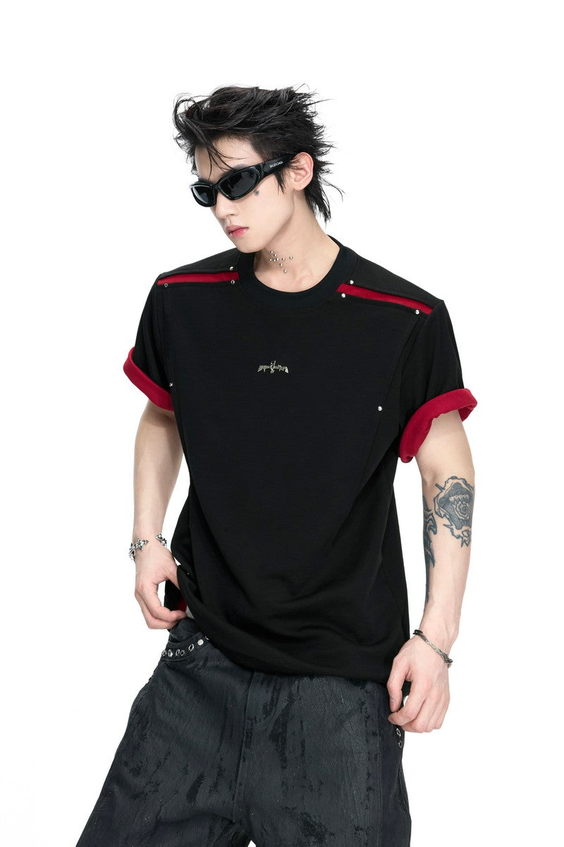 Contrast Crewneck T-Shirt