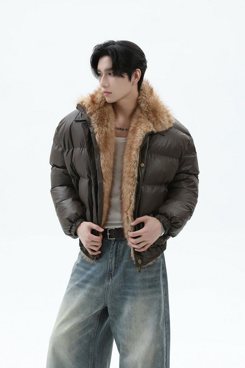 Heavyweight Faux Fur Puffer