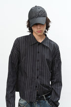 Waxed Embroidered Peaked Cap