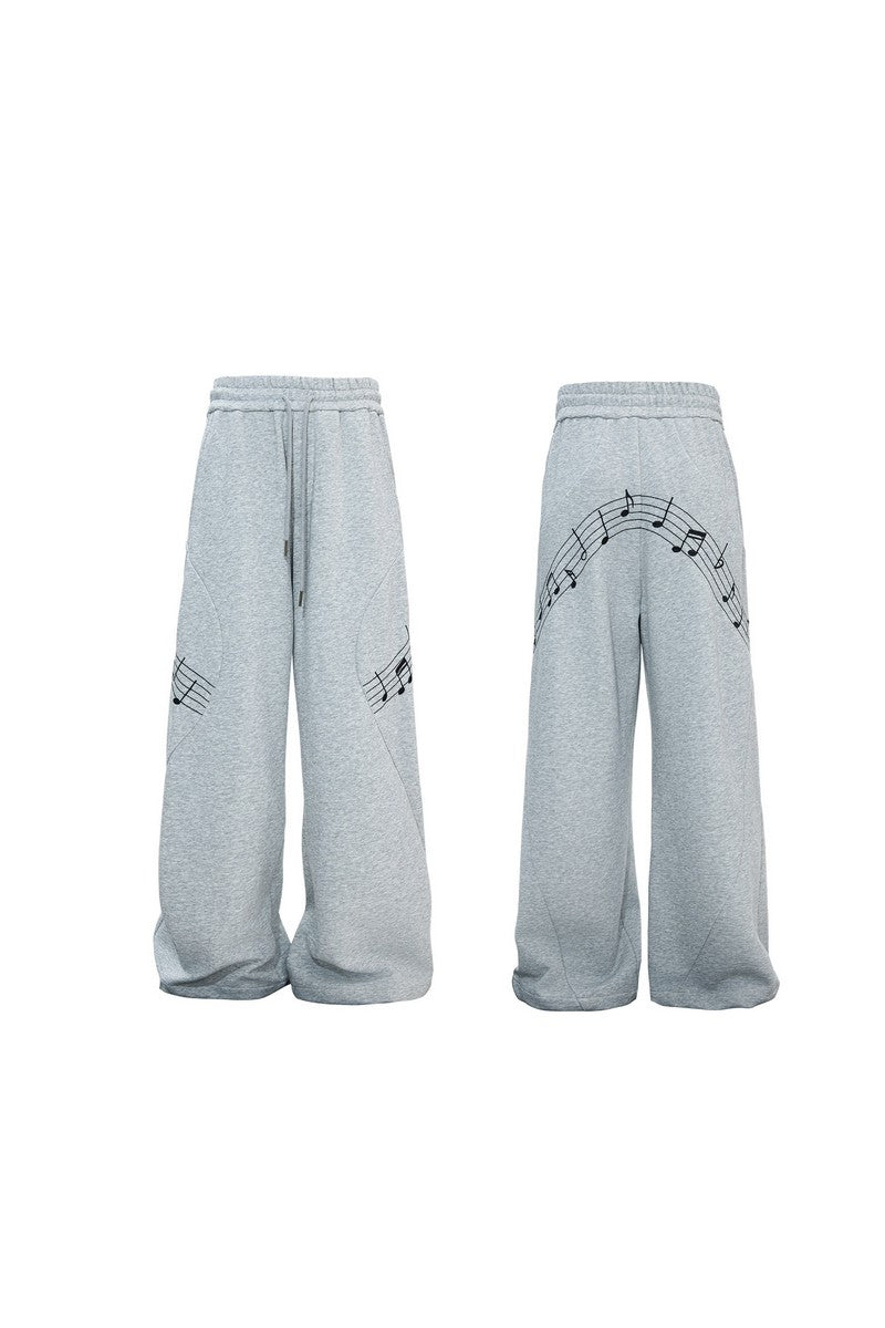 Embroidered Musical Trousers