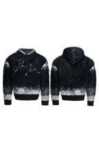 Gradient Faux Mink Hoodie Sweater