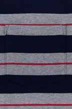 Heavyweight Striped Pocket Tee