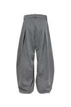 Reversible Pleated Drop Crotch Pants