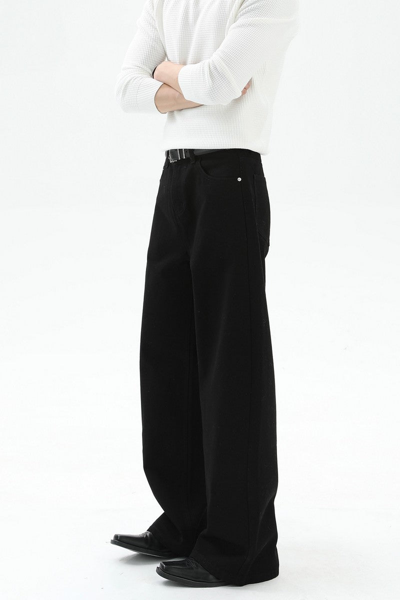 Vintage Washed A-Line Jeans