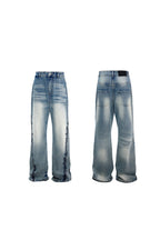 Embroidered Studded Jeans