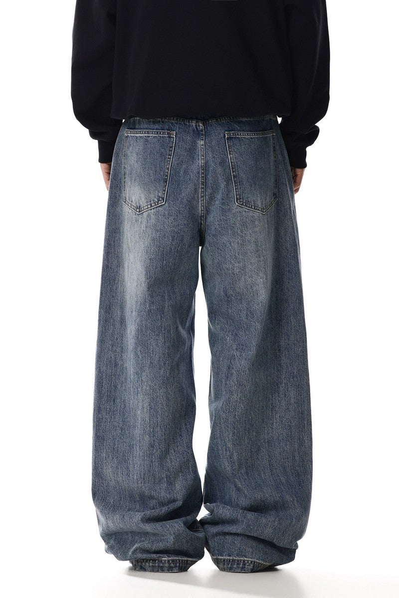 Washed Wide Jeans