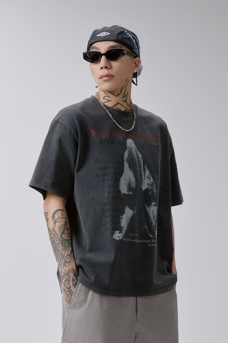 Vintage Washed Graphic T Shirt
