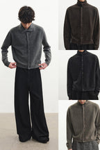 Marl Turtleneck Cardigan
