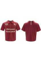 Striped Badge Polo Shirt