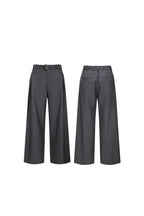 Asymmetric Wide Leg Trousers