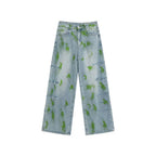 Brushstroke Distressed Jeans