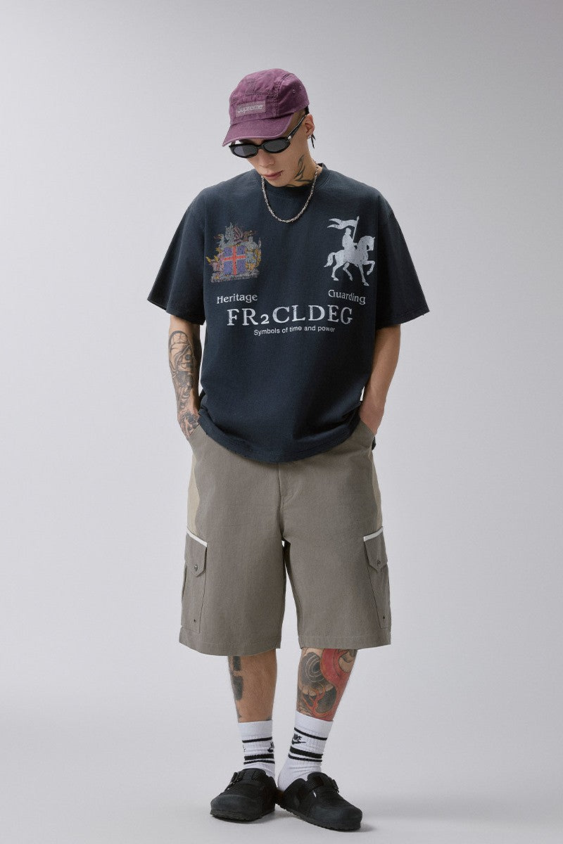 Distressed Badge T-Shirt