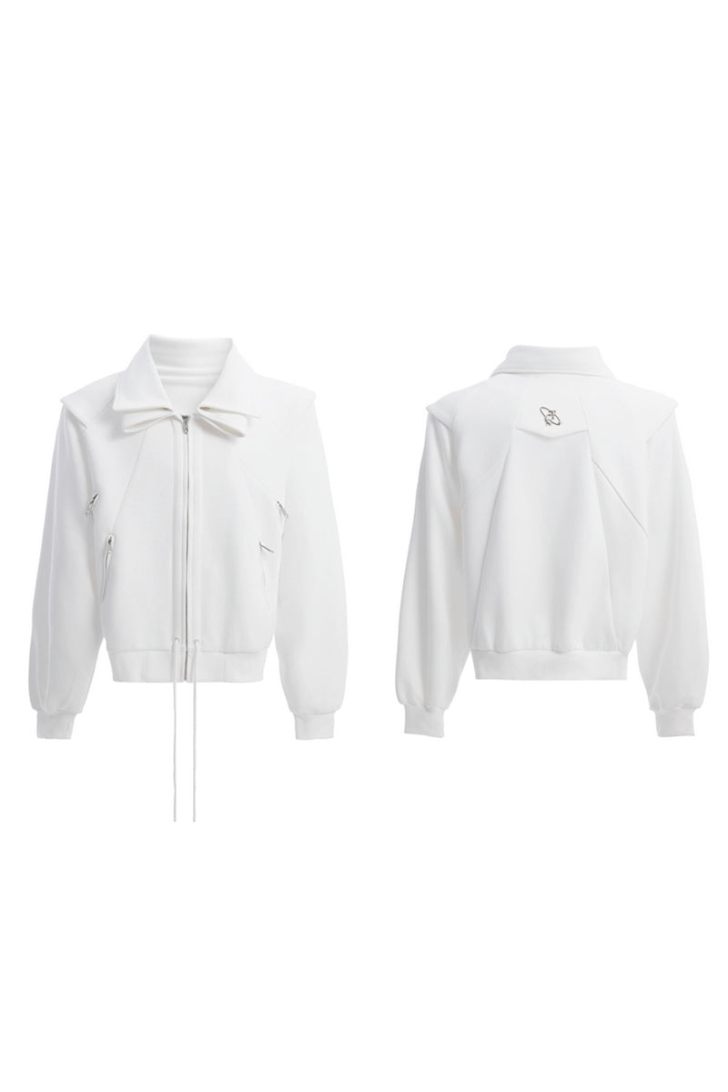 Convertible Cape-Style Zip Hoodie