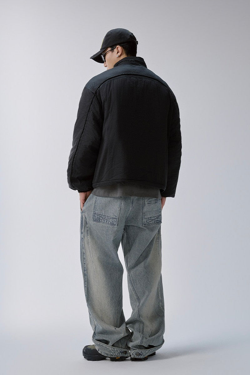 Deconstructed Quilted Puffer Jacket