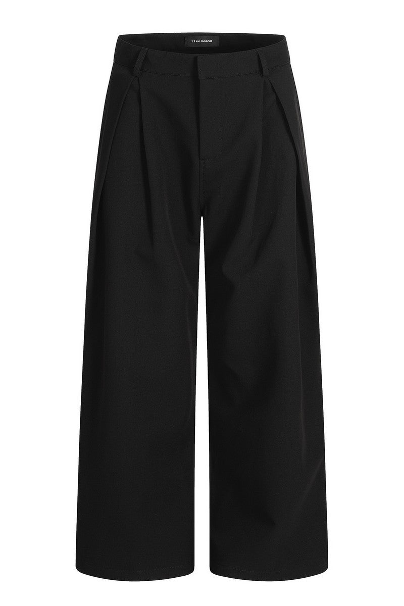 Draped Pleated Trousers