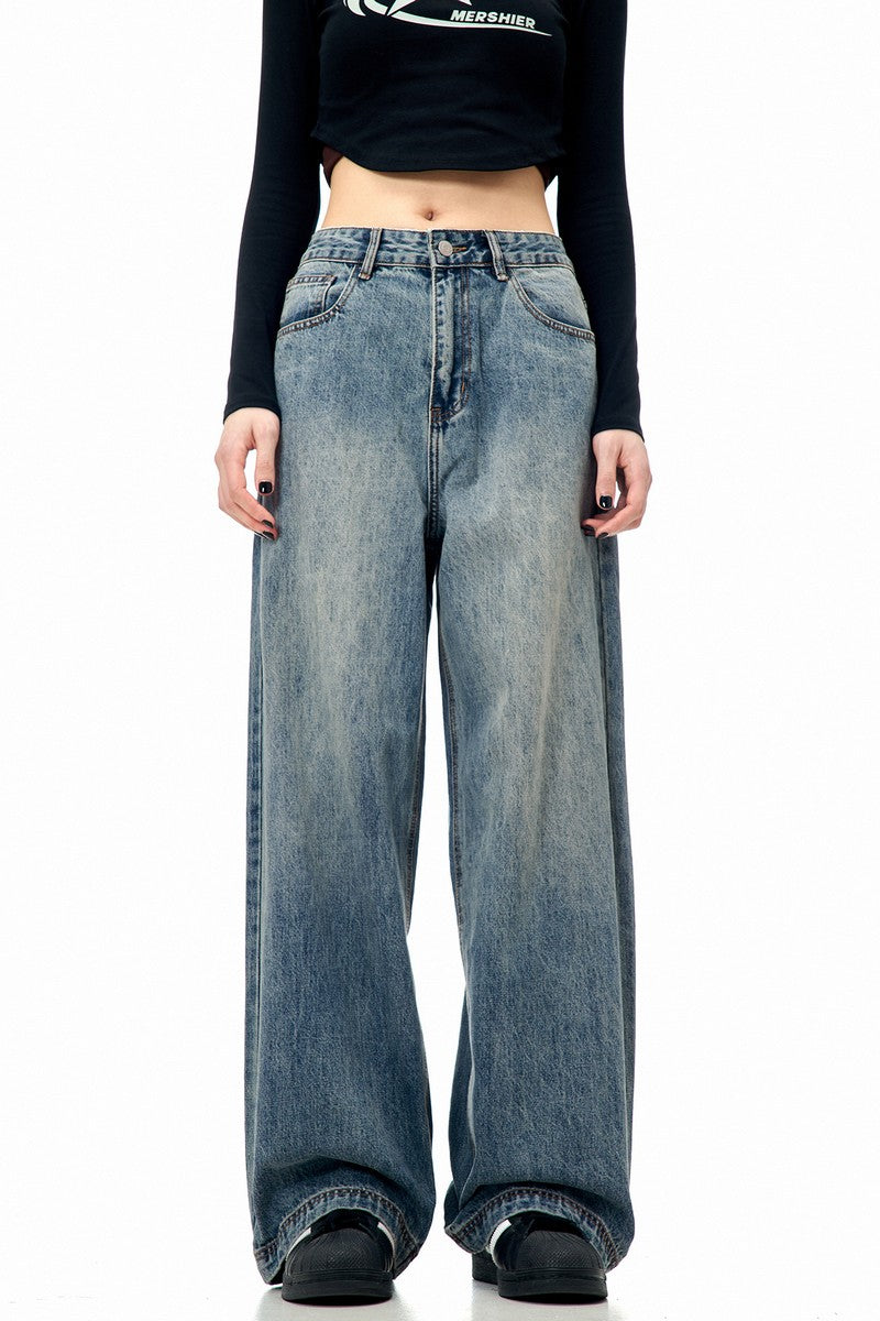 Straight Leg Wide Jeans