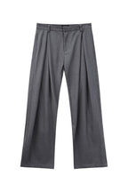 Old Money Pleated Wool Trousers
