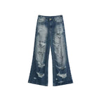 Distressed Frayed Jeans