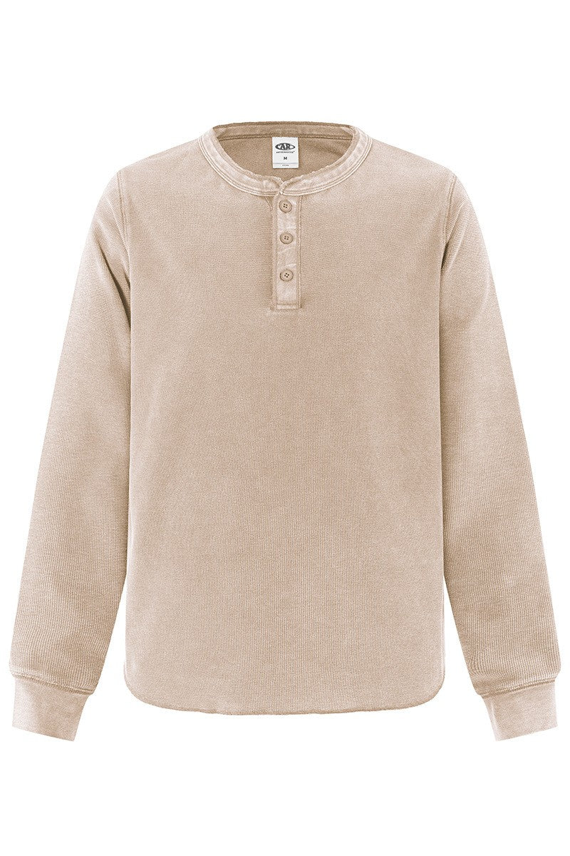 Vintage Washed Henry Waffle Tee