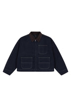 Boxy Denim Utility Jacket