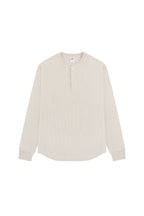 Waffle Henley Long Sleeve Tee - EU Only
