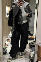Metallic Collar Down Puffer