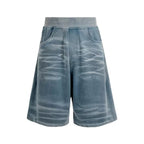 Distressed Heavyweight Loose Shorts