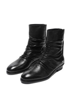 Wrinkled Horsehide Chelsea Boots