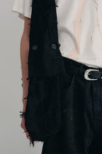 Fringe Quilted Hobo Bag