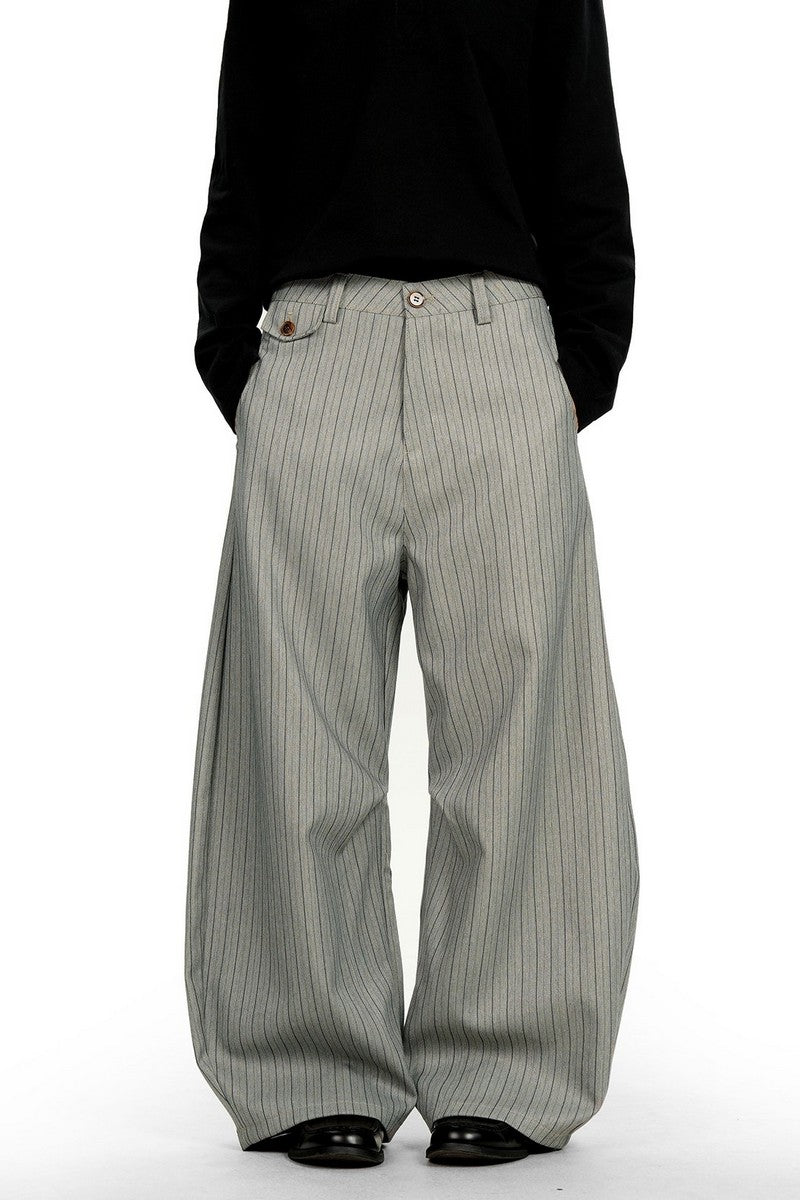 Striped Wide Leg Trousers