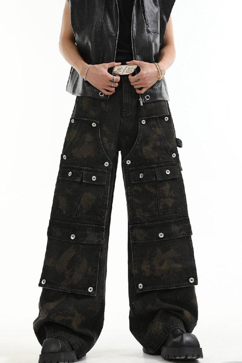 Multi-Pocket Carpenter Double Knee Trousers