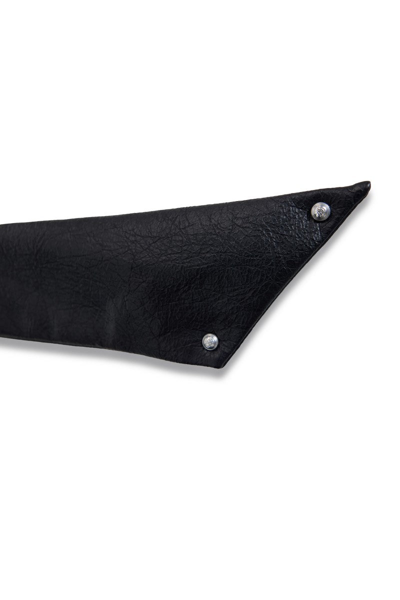 Cracked Leather Tie