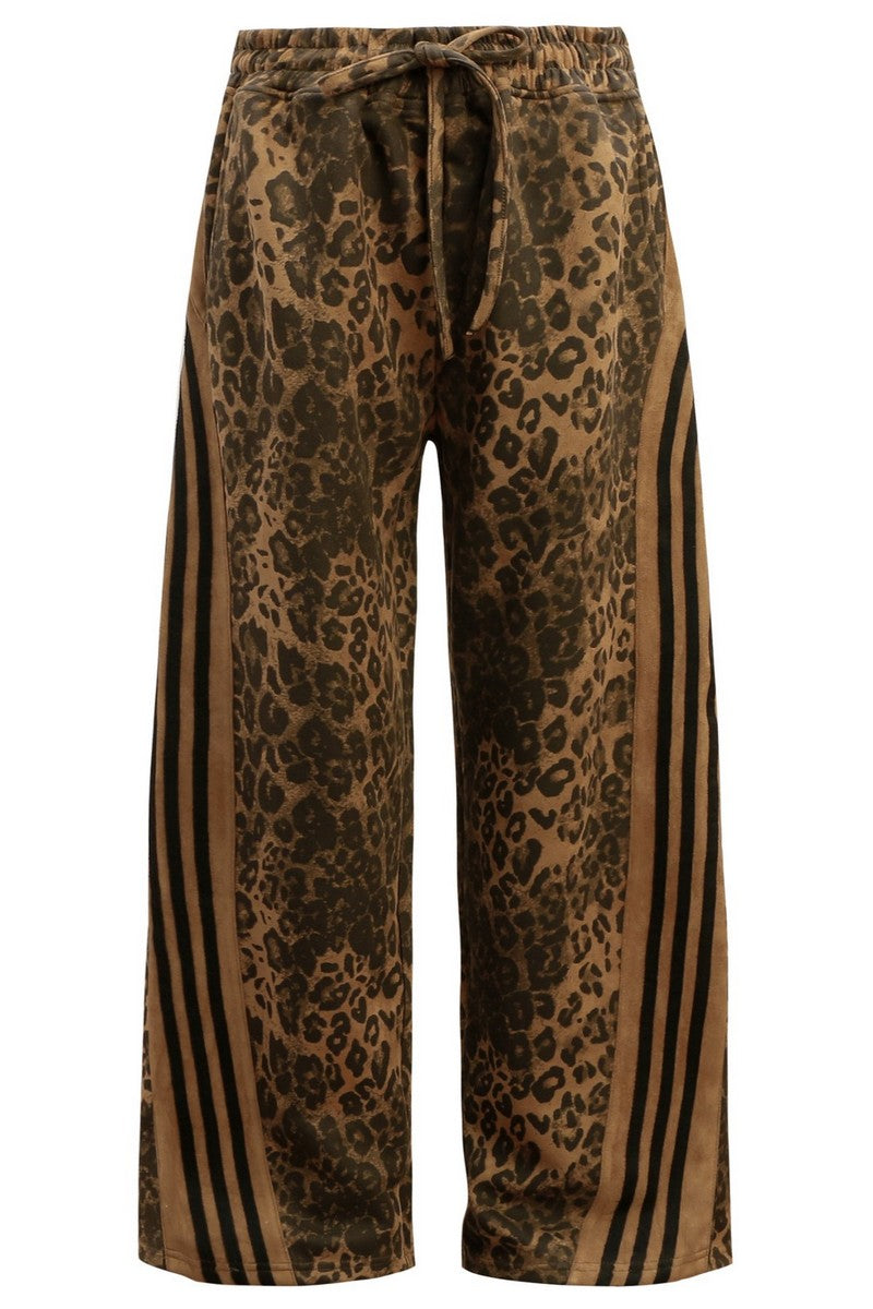 Leopard Stripe Utility Pants - EU Only