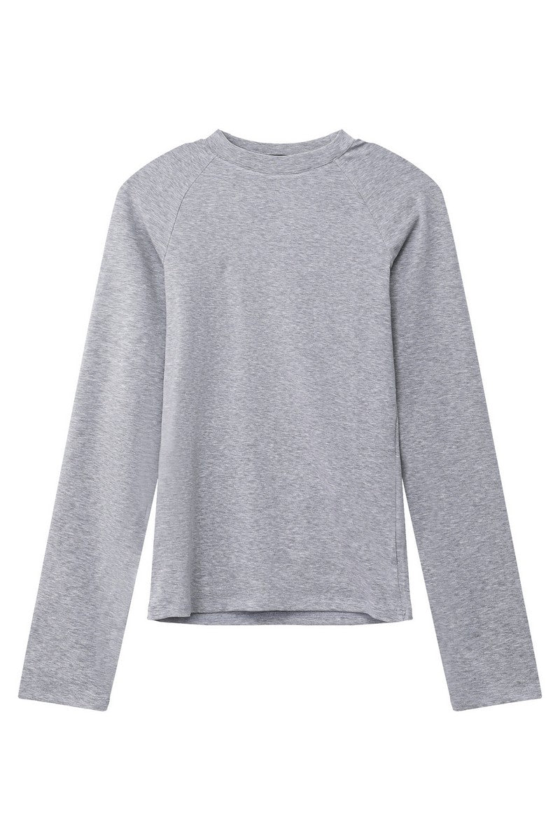 Tencel Fitted Raglan Long Sleeve Tee