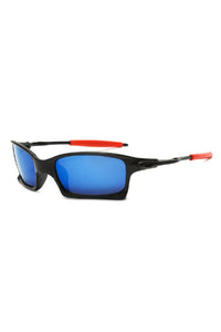 Black Frame Blue Lens