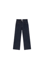 Washed Flared Vintage Raw Jeans