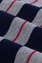 Heavyweight Striped Polo Tee - EU Only