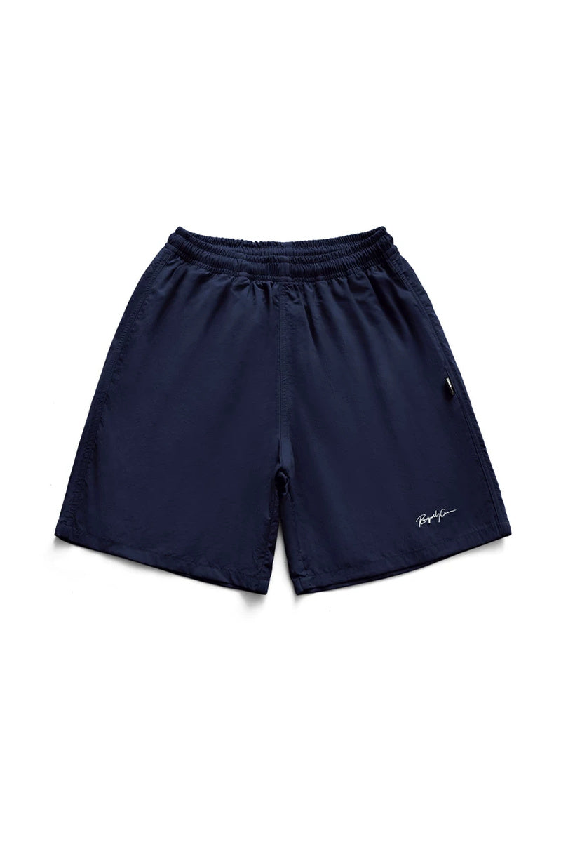 Quick-Dry Basketball Nylon Shorts — Royal Blue front