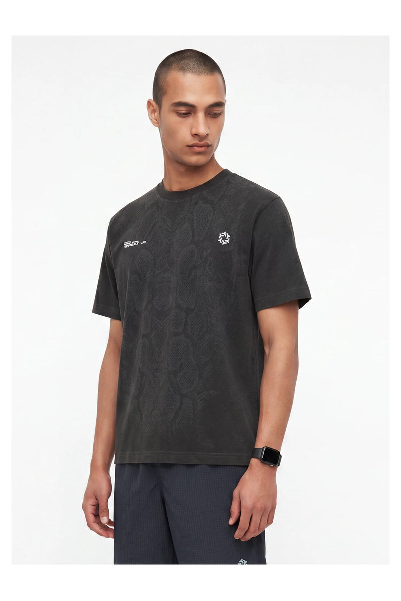 Sweat-Reactive Snakeskin Glow Tee — cover
