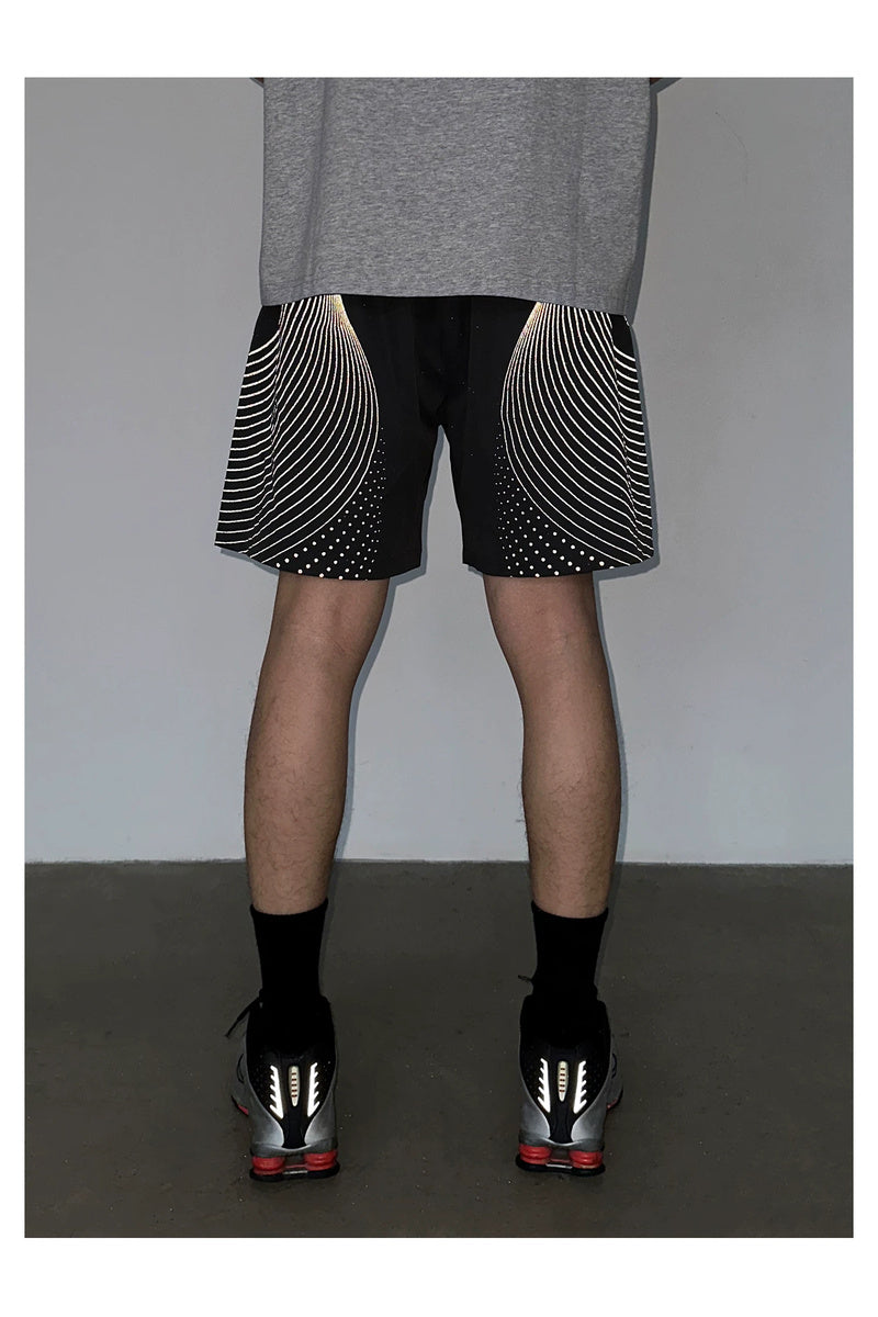 Reflective Basketball Training Shorts — gallery