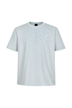 UV-Reactive Leopard Quick-Dry Tee — Light Blue front