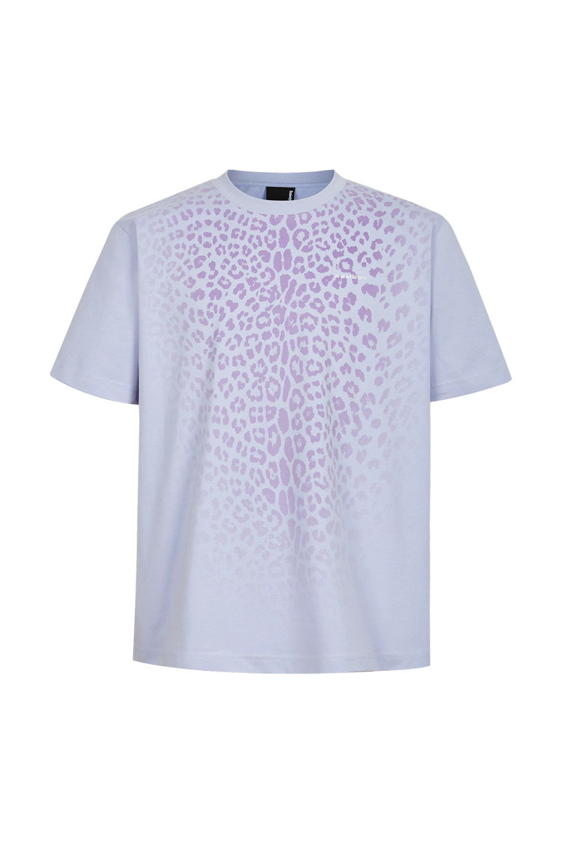 UV-Reactive Leopard Quick-Dry Tee — Lavender front